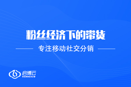 后電商時代，粉絲經濟下的帶貨